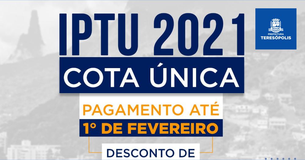 IPTU 2021: Desconto de 15% para pagamento em cota única termina na próxima segunda, 1º/02