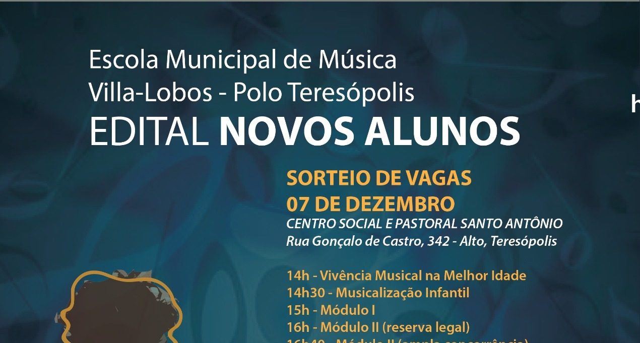You are currently viewing Liberada a lista dos inscritos para a Escola de Música Villa-Lobos