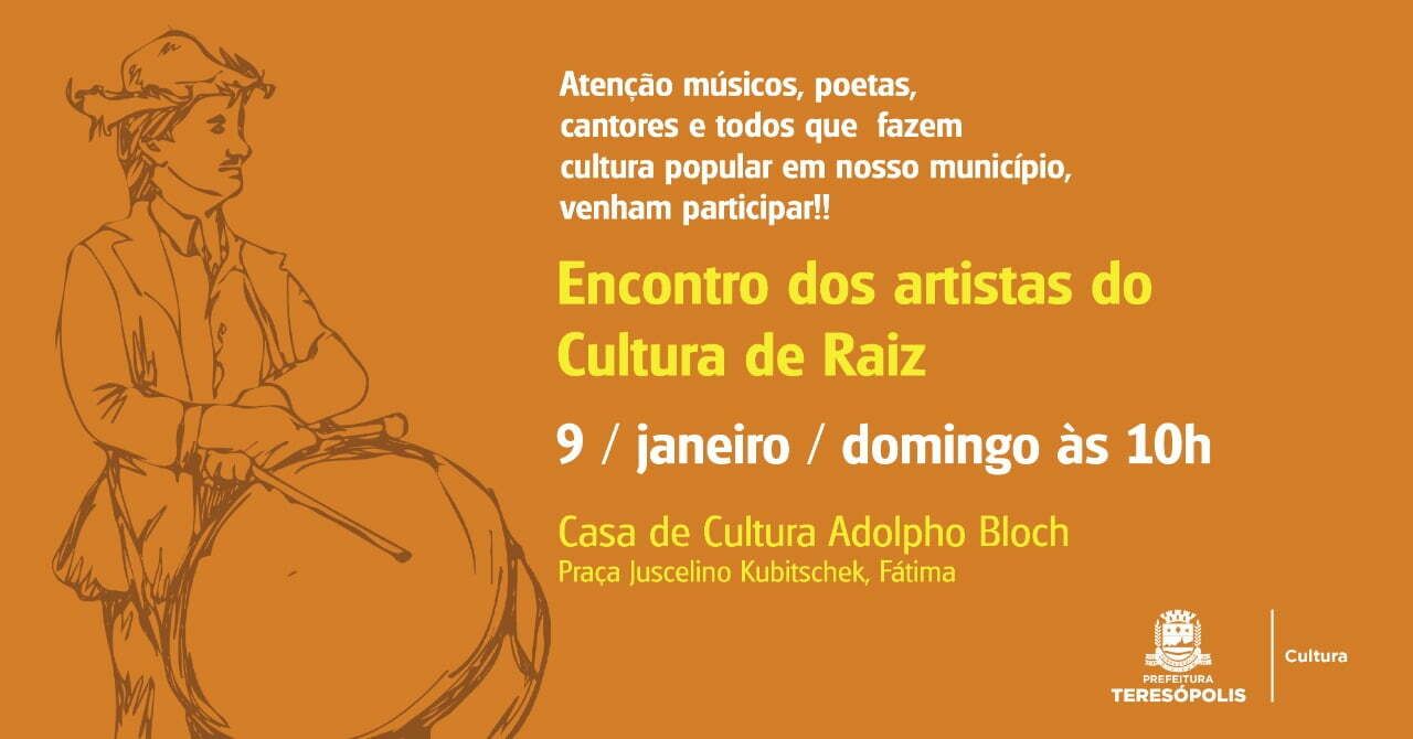 You are currently viewing Reunião dos artistas do Cultura de Raiz e Encontro de Folia de Reis abrem no domingo, 09/01, as atividades da Secretaria de Cultura