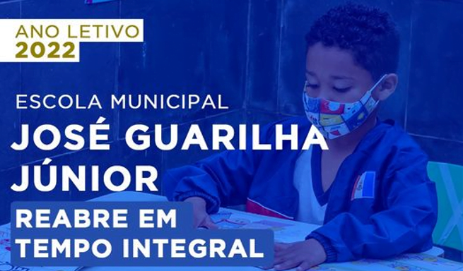 Read more about the article Reaberta pela Prefeitura, Escola José Guarilha Júnior, em Sebastiana, funcionará em horário integral em 2022
