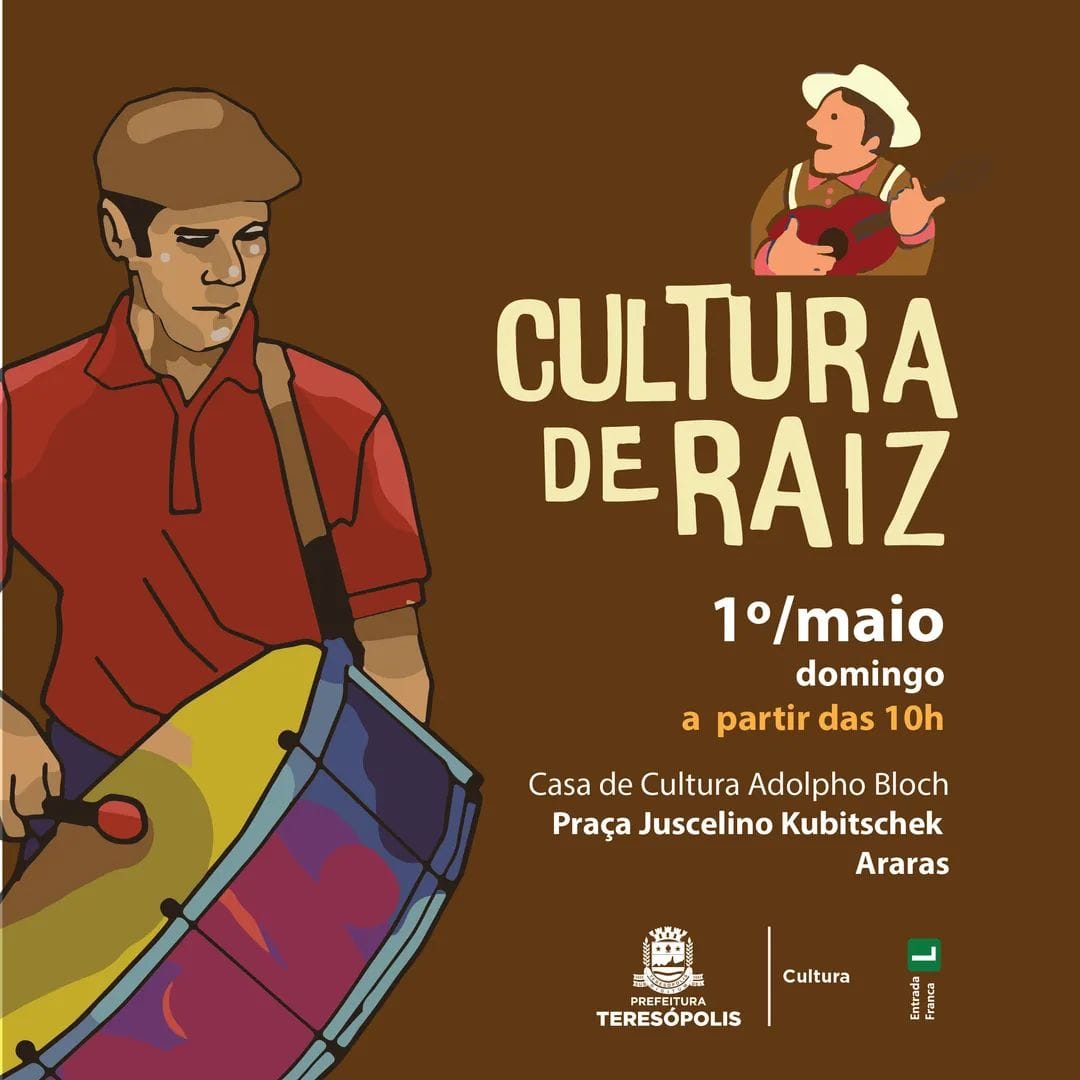 Read more about the article Edição mensal do ‘Cultura de Raiz’ acontece neste domingo, 1º de maio