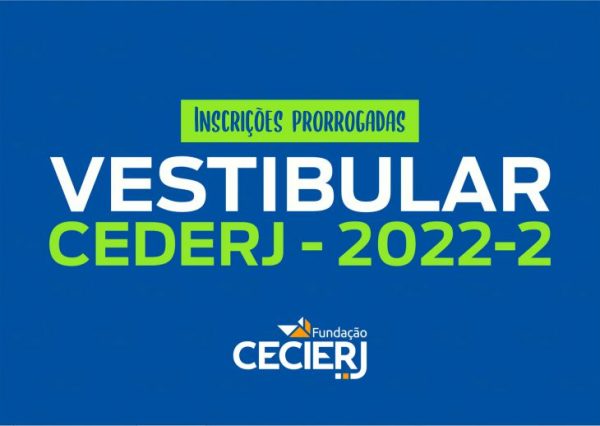 Read more about the article Inscrições para o Vestibular Cederj 2022.2 foram prorrogadas até dia 15 de maio