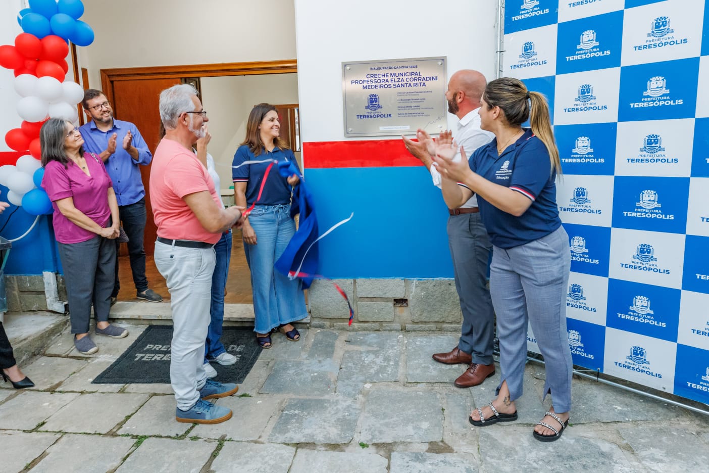 Você está visualizando atualmente Prefeito Vinicius Claussen inaugura nova sede da Creche Municipal Elza Corradini