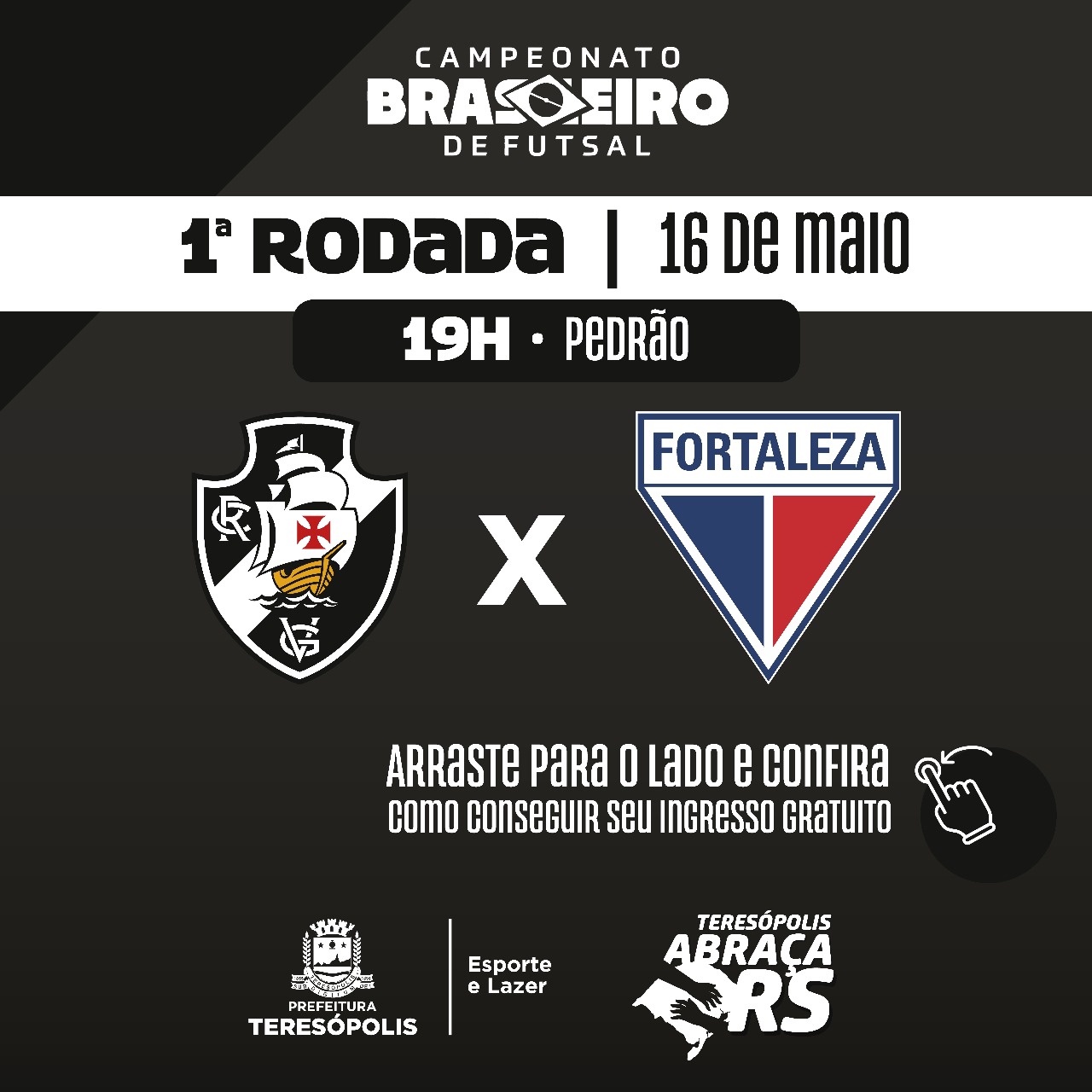 Você está visualizando atualmente Campeonato Brasileiro de Futsal: Teresópolis será a casa do time Vasco da Gama