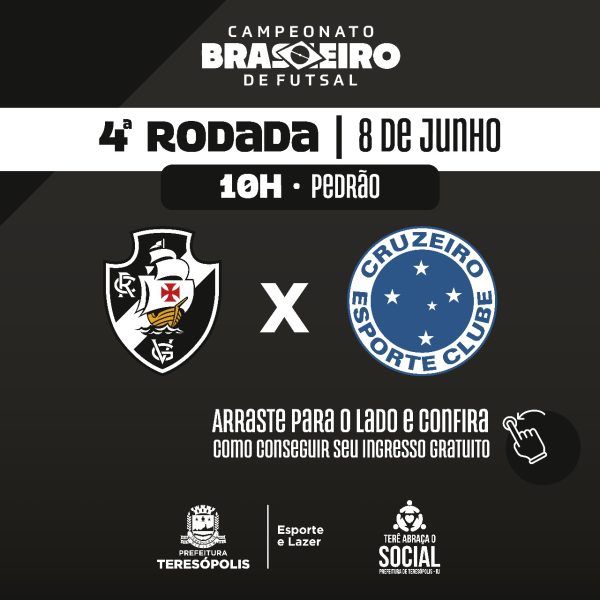 Leia mais sobre o artigo ‘Terê abraça o Social’: Vasco da Gama enfrenta Cruzeiro neste sábado, 8, no Pedrão