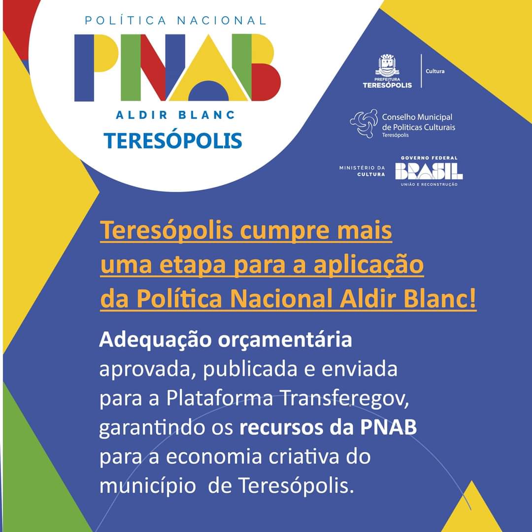 Leia mais sobre o artigo Teresópolis cumpre prazo de readequação orçamentária e garante recursos da PNAB para a economia criativa do município