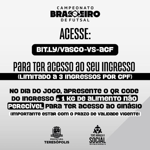 Leia mais sobre o artigo Oitavas de final do Campeonato Brasileiro de Futsal têm Vasco da GamaXConcórdia Futsal – SC