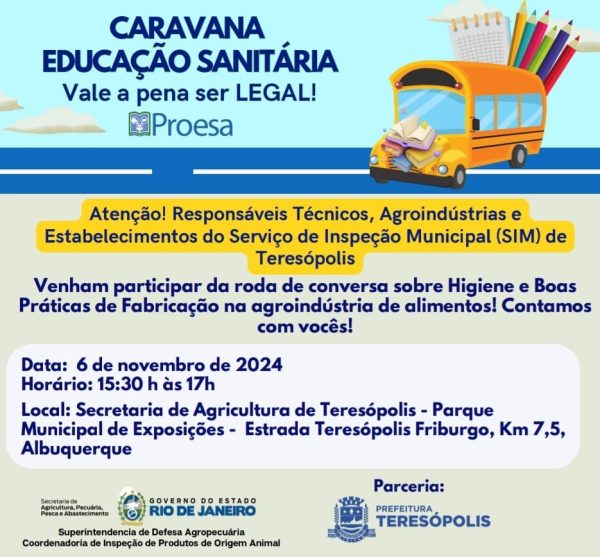 Leia mais sobre o artigo 1ª Caravana da Educação Sanitária: abertura do evento acontece em Teresópolis