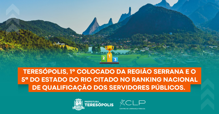 Leia mais sobre o artigo Teresópolis é o 1º colocado da Região Serrana e o 5ª do Estado do Rio no ranking nacional de qualificação dos servidores públicos