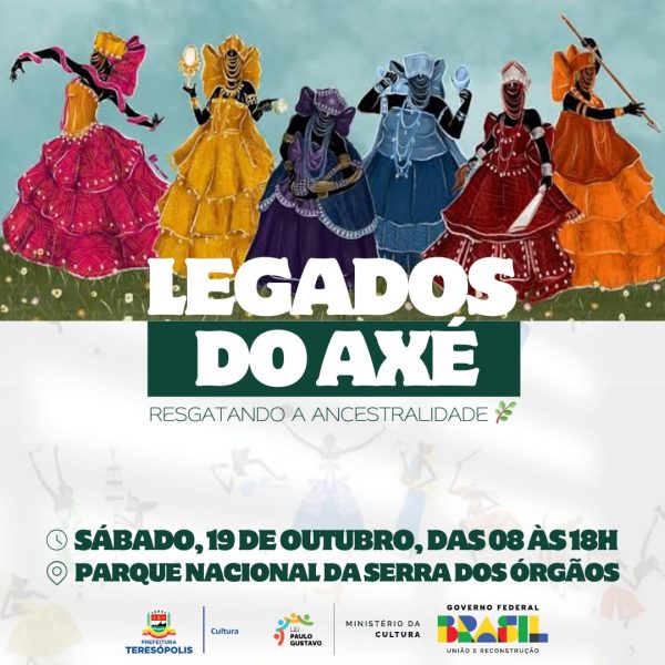 Leia mais sobre o artigo ‘Legados do Axé’: Evento em resgate da ancestralidade movimenta o Parque Nacional da Serra dos Órgãos neste sábado, 19, em Teresópolis