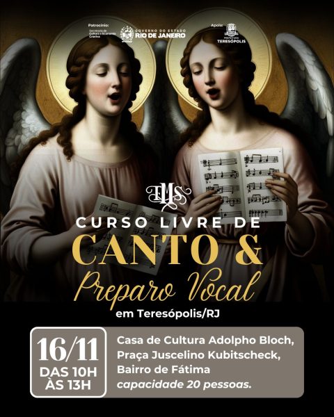 Leia mais sobre o artigo Casa de Cultura Adolpho Bloch em Teresópolis recebe curso de canto e preparo vocal