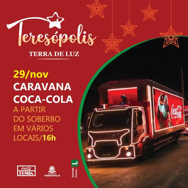 Leia mais sobre o artigo Natal 2024: Caravana Iluminada Coca-Cola e concertos abrem a programação em Teresópolis