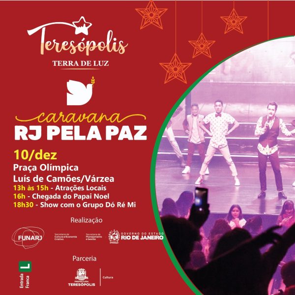 Leia mais sobre o artigo Natal 2024: Teresópolis recebe a Caravana RJ pela Paz