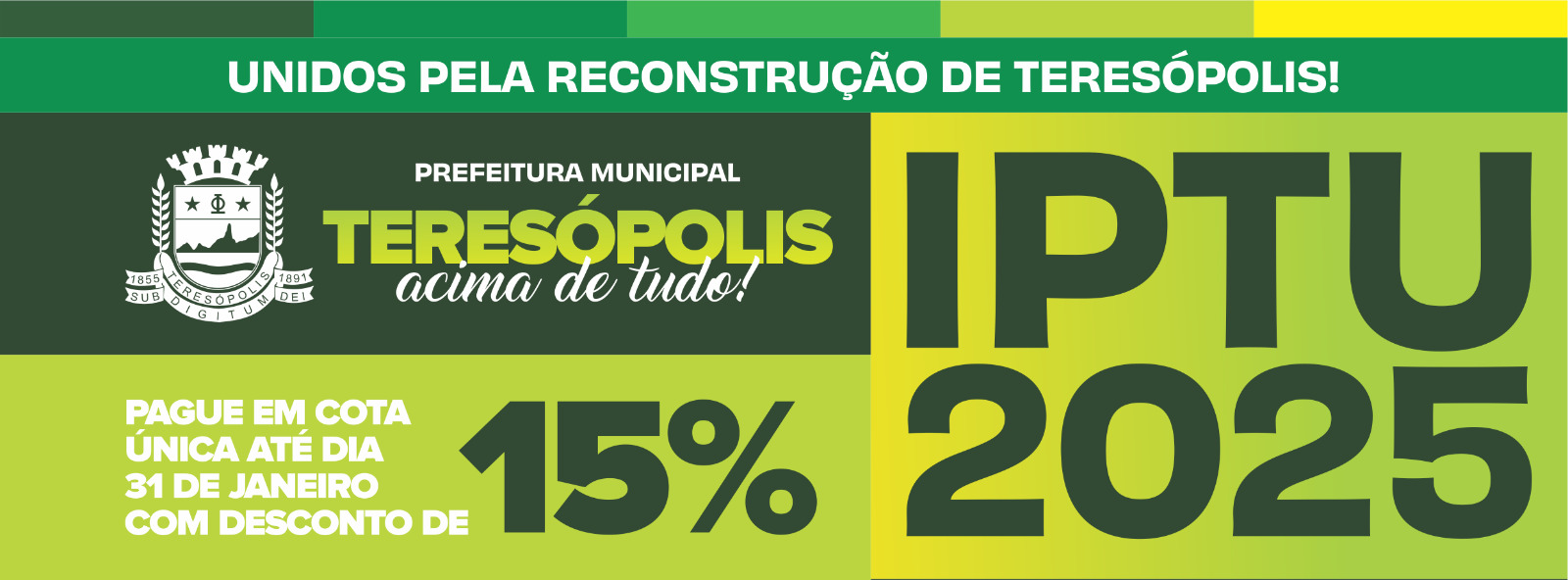 No momento, você está visualizando Prefeitura de Teresópolis libera guias on-line e distribui os carnês do IPTU 2025