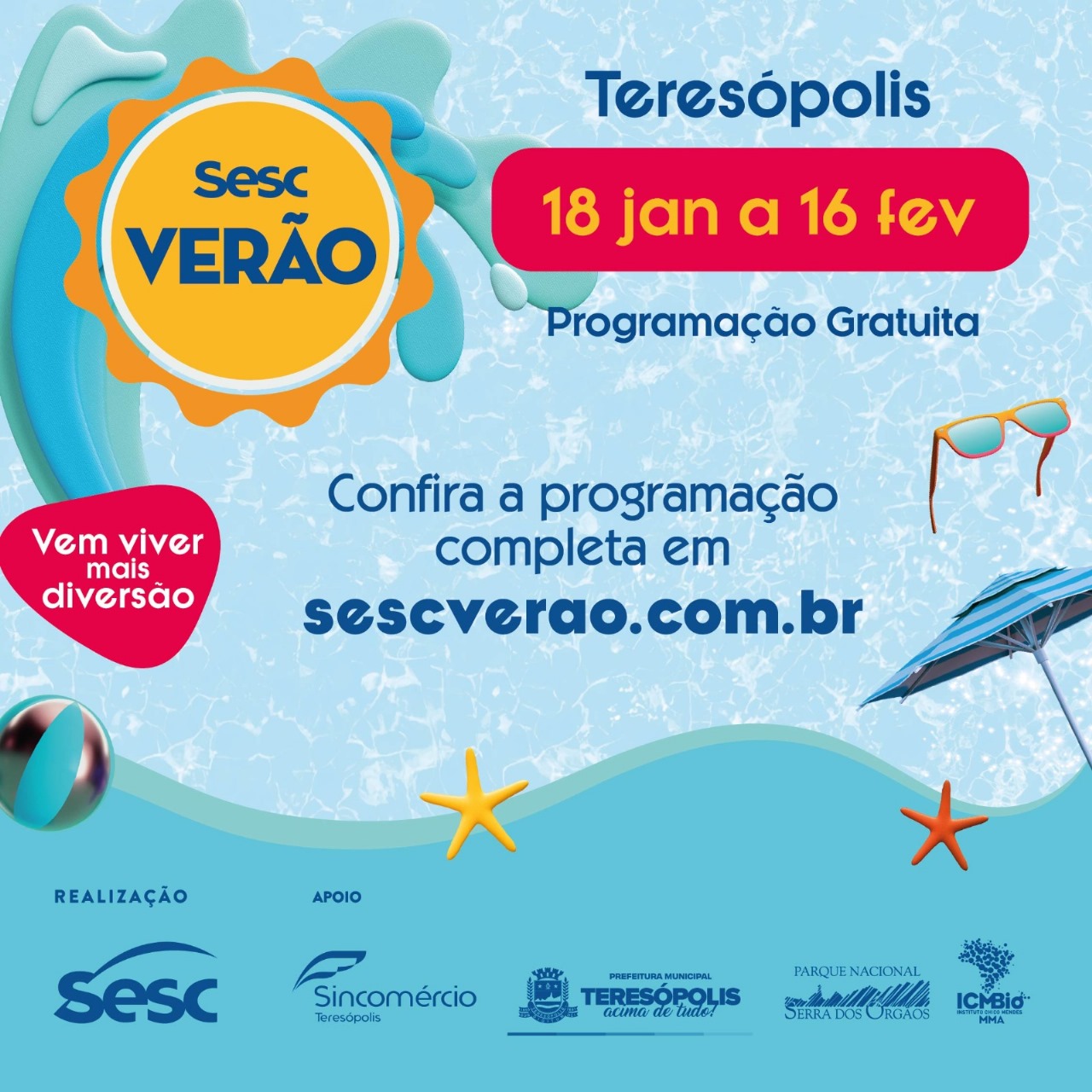 No momento, você está visualizando Sesc Verão: Teresópolis recebe mais uma edição do festival; confira a programação