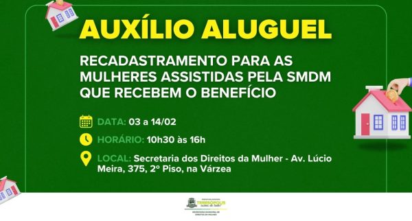 Leia mais sobre o artigo Secretaria dos Direitos da Mulher de Teresópolis convoca beneficiárias do auxílio aluguel para recadastramento