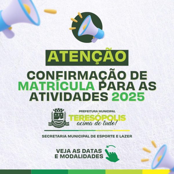 Leia mais sobre o artigo Secretaria de Esporte e Lazer convoca alunos para confirmação  de horários e documentação de 2025