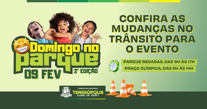 No momento, você está visualizando ‘Domingo no Parque’: Confira as mudanças no trânsito para a 2ª edição do evento