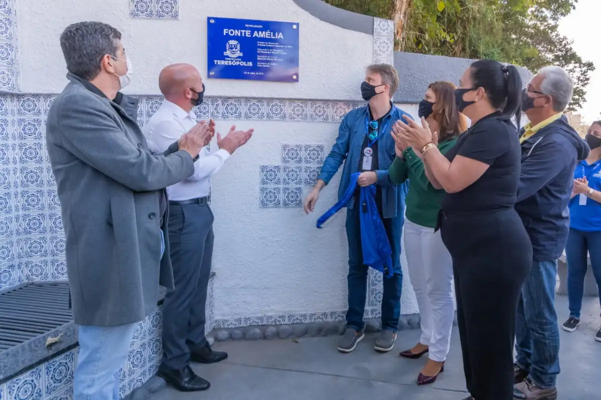 No momento, você está visualizando Teresópolis 130 Anos: Fonte Amélia é entregue revitalizada à população