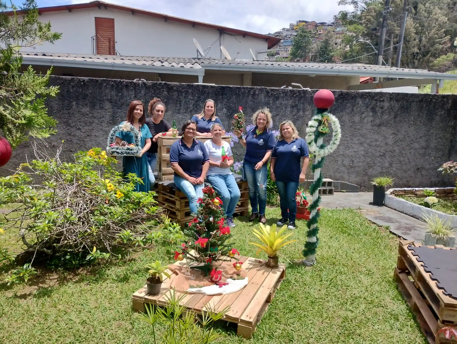 No momento, você está visualizando CRAS São Pedro, tem decoração criativa, bonita e reciclada, feita à base de ‘paletes’