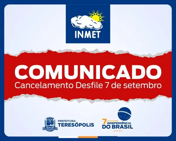 Leia mais sobre o artigo COMUNICADO – Cancelamento Desfile 7 de setembro